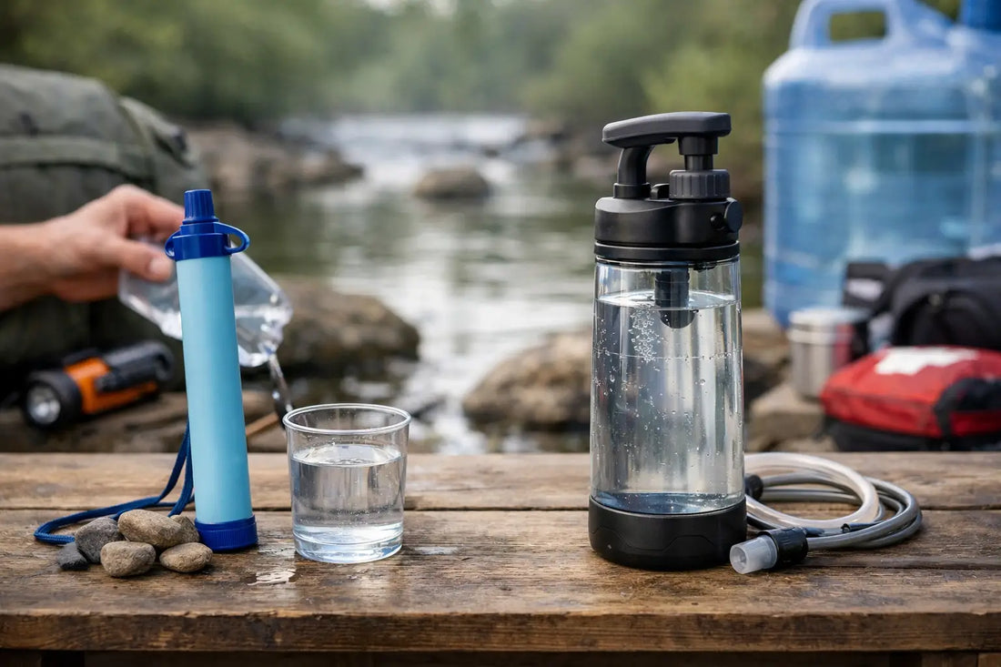 Water Filter Straw vs Purifier - rätt val hemma