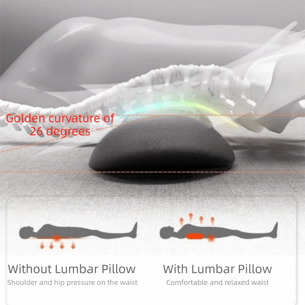 Heating Function 3-in-1 Back Massager Vibrating Massage Multi-functional Electric Lumbar Support Pillow