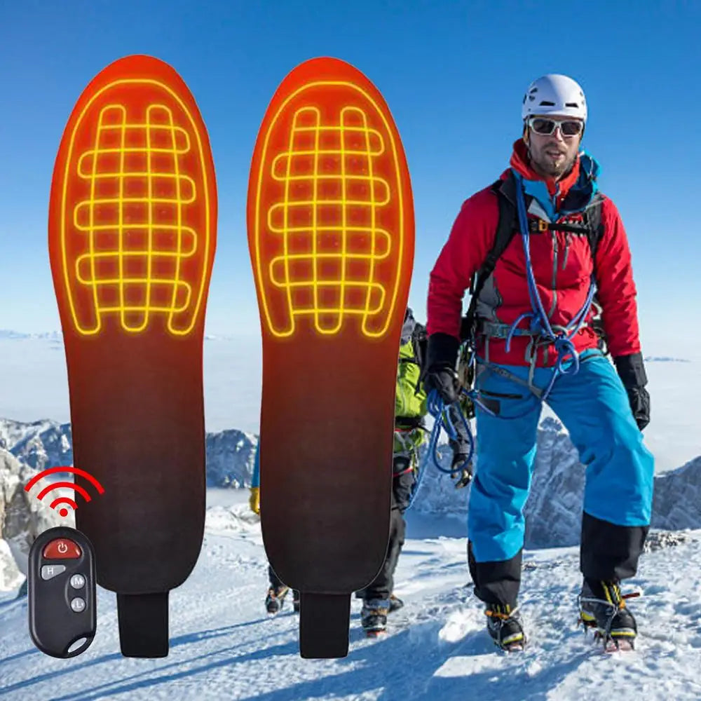 Battery Rechargeable Heating Insoles Long-lasting Heated Insoles  Electric Heated Insoles with Remote Control Heated Insoles