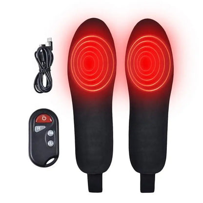 Battery Rechargeable Heating Insoles Long-lasting Heated Insoles  Electric Heated Insoles with Remote Control Heated Insoles